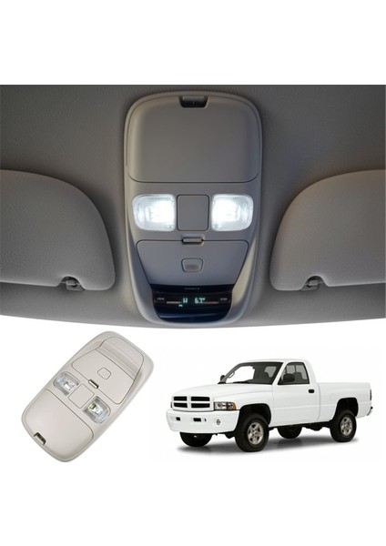 LED Tepegöz Konsol Meclisi 55350655 SN96TL2AA Dodge Ram 1500 2500 3500 1998-2001 Tavan Dome Okuma Işığı (Yurt Dışından) modelleri
