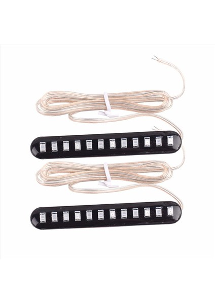 6 Adet Motosiklet Akan Su Kuyruk Fren Lambaları 12 LED Dönüş Sinyalleri Şerit 3528SMD Plaka Işığı (Yurt Dışından) fırsatları