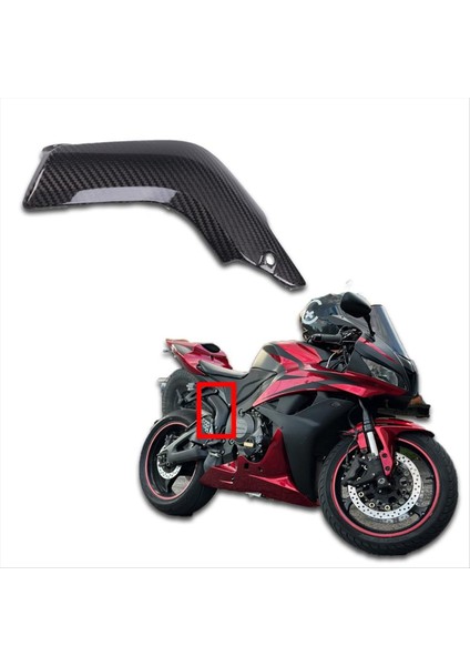 Motosiklet Yan Panel Egzoz Isı Kalkanı Kapak Honda CBR600RR F5 2007-2013 Aksesuarları (Yurt Dışından) fiyatları
