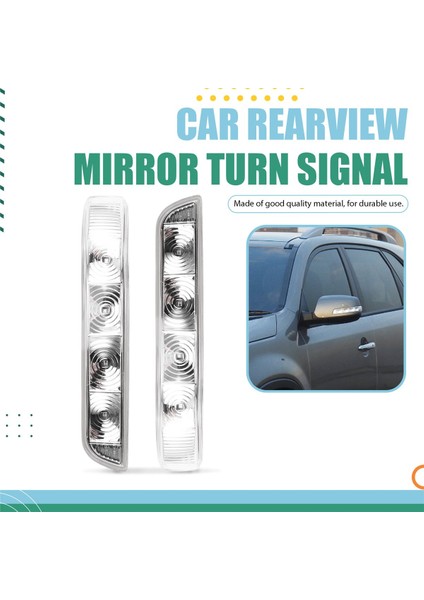 Araba Dikiz Yan Ayna Dönüş Sinyali 4 LED Gösterge Işığı Kıa Sorento Xm 2009 - 2014 Için (Yurt Dışından) fırsatları