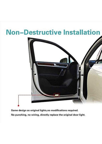 Araba Kapı LED Logo Projektör Aydınlatma Gölge Işık Hayalet Lamba Infiniti Fx G M Ex Q50 Q70 Q60 QX50 QX70 QX80 (8 Paket) (Yurt Dışından) indirimleri