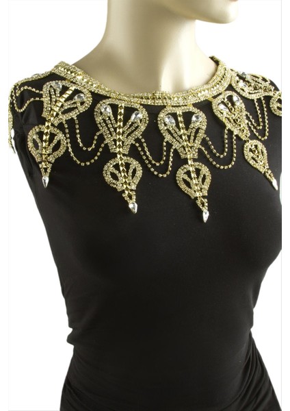 Damla Taşlı Omuz Kolyesi