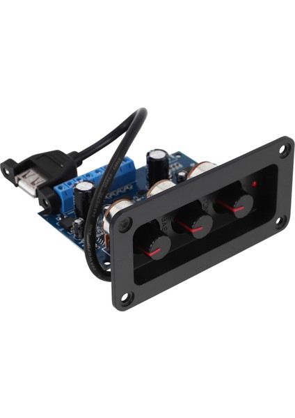 2.1 Kanal Bluetooth Dijital Amplifikatör Kartı 2X25W+50W Bt5.0 Subwoofer Sınıf D Sesli Kart DC12-20V USB Kablosu ile (Yurt Dışından)