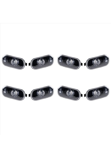 8 Adet Araba Yan Işaretleyici Dönüş Sinyali Uyarı Işığı Siyah Lamba Kapağı Için Mk4 Golf Jetta Bora B5/b5 5 Passat Beetle (Yurt Dışından)