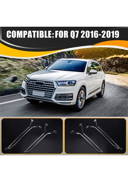 Far Drl Tüp Işık Çubukları Gündüz Çalışan Işık Kılavuzu Şeridi Audı Q7 2016 - 2019 Sol + Sağ (Yurt Dışından) indirimleri
