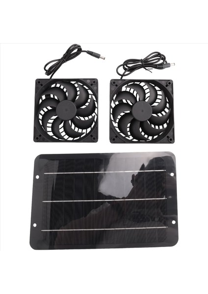 2x 12V Güneş Egzoz Fanı 6 Inç Vantilatör Güneş Paneli ile Çalışan Fan Hava Çıkarıcı (Yurt Dışından) modelleri