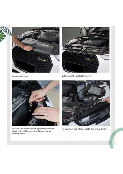 Şeytan Göz Logosu Hafif Orta Mesh Hafif Araba Modifikasyonu Kişiselleştirilmiş Dekoratif Strip LED Işık Dekorasyon B (Yurt Dışından) fiyatları