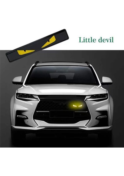 Şeytan Göz Logosu Hafif Orta Mesh Hafif Araba Modifikasyonu Kişiselleştirilmiş Dekoratif Strip LED Işık Dekorasyon B (Yurt Dışından) modelleri