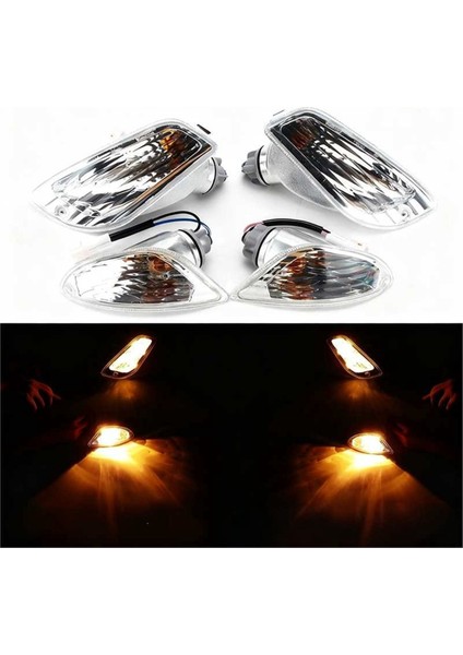 Motosiklet Scooter Ön Arka Dönüş Sinyal Işığı Mark Koşu Gösterge Işığı Vespa Lx 50 125 150 2-Takt 4-Takt Lxv (Yurt Dışından) modelleri