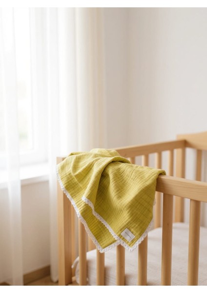 4 Katlı Müslin Bebek Battaniyesi