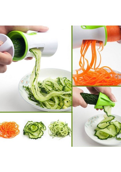 1 Adet Spiral Huni Sebze Grater Abs Paslanmaz Çelik Havuç Salatalık Dilimleyici Kıyıcı Sebze Spiral Bıçak Kesici (Yurt Dışından) fiyatları