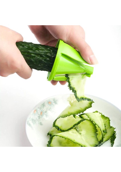 1 Adet Spiral Huni Sebze Grater Abs Paslanmaz Çelik Havuç Salatalık Dilimleyici Kıyıcı Sebze Spiral Bıçak Kesici (Yurt Dışından) fırsatları