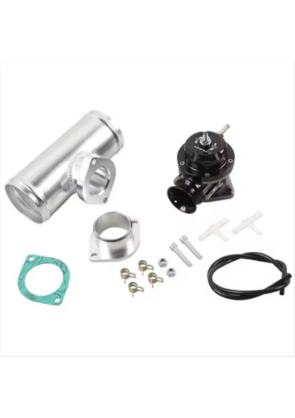 Tip-Rs Turbo Üfleme Vanası Ayarlanabilir 25PSI Bov Gd-Rs Fv Rz Üfleme Vanası Adaptörü Için 63MM Flanş Borusu ile (Yurt Dışından)