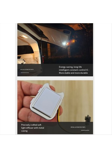Araba Bagaj Kapısı Kapı Refit LED Arka Bagaj Boot Zemin Aydınlatma Lambası Mercedes Benz Vito V Sınıfı W447 W448 2016-ON (Yurt Dışından) fiyatları
