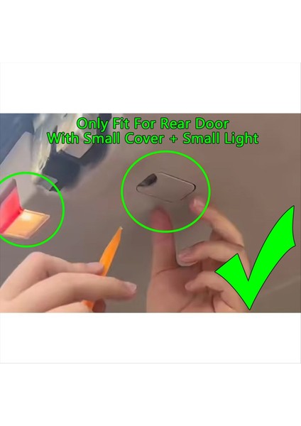 Araba Bagaj Kapısı Kapı Refit LED Arka Bagaj Boot Zemin Aydınlatma Lambası Mercedes Benz Vito V Sınıfı W447 W448 2016-ON (Yurt Dışından) fırsatları