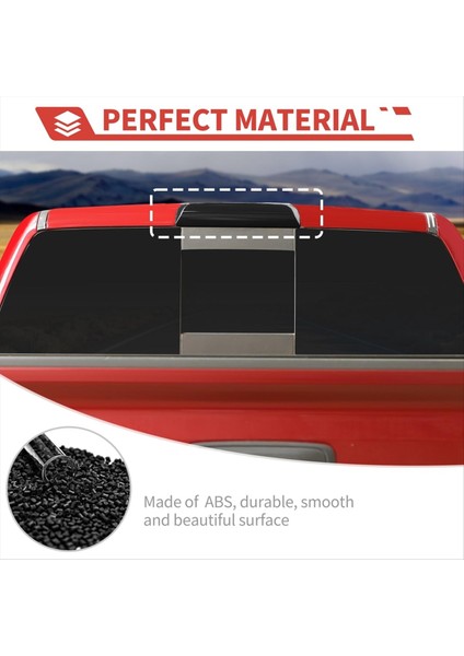 Üçüncü 3rd Fren Aydınlatma Koruması Chevy Silverado 2014-2018 Gmc Sierra 2014-2020 Yüksek Dağı Stop Lambası Kapağı Aksesuarları (Yurt Dışından) fırsatları