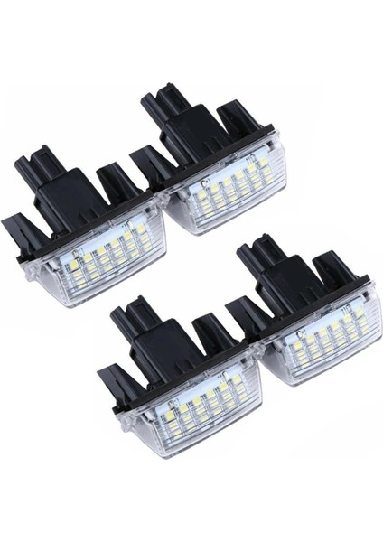 4 Adet LED Lisans Numarası Plaka Işıkları Lamba Toyota Camry Avalon Auris E18 Vios Esquire Esquire Ez Noah Proace Şehir (Yurt Dışından)