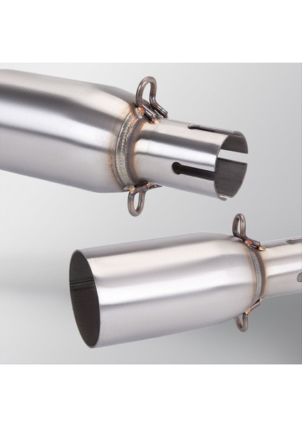 Motosiklet Modifiye Egzoz Borusu 40/42/45MM Adaptör Için Uygun 51MM Orta Bağlantı Borusu Tahribatsız Kurulum A2 (Yurt Dışından) fiyatları