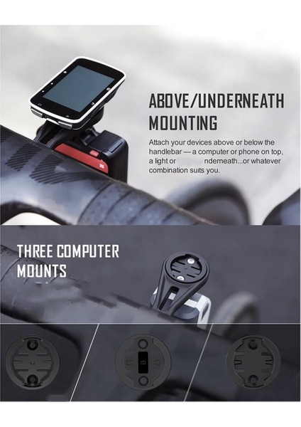 Garmin Bilgisayarı Için Gidon Braketi ile Uyumlu Entegre Ön Bisiklet Montajı/gopro Için Bisiklet Ön Işıkları (Yurt Dışından) indirimleri