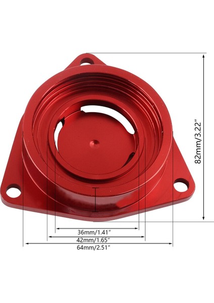 Honda Civic 1 5l Turbo 10 Gen 2016+ Için Adaptör Kırmızı ile Yarış Valfı Ssqv Bov (Yurt Dışından) modelleri