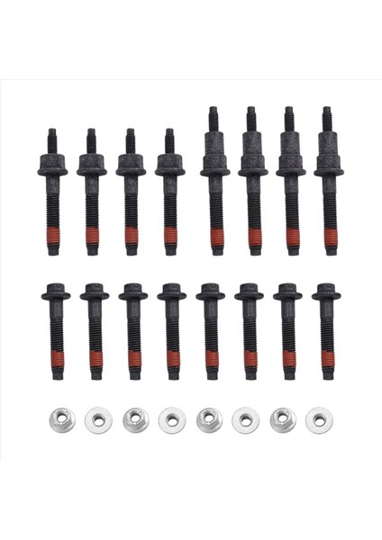 Egzoz Manifold Sapı Somun Kiti Egzoz Manzaralı Bolt Donanım Kiti 6505316AA Dodge Ram 1500 Jeep Grand Cherokee (Yurt Dışından)