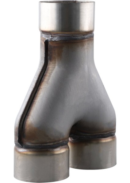 Çift Egzoz Ipuçları Araba Egzoz Y Borusu Çift Çıkışlı Susturucu Ucu 409 Paslanmaz Çelik 3 Yollu Boru Araba Kuyruk 51 63 76 mm A3 (Yurt Dışından) fiyatları