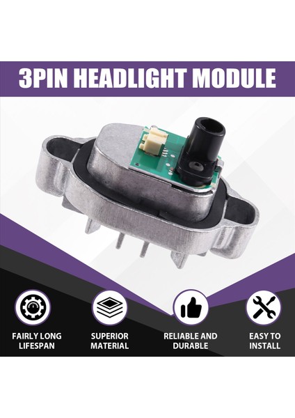 Araba 3pin Far Modülü LED Beyaz Işık Kaynağı Melek Göz Drl Modülü 63117419610 Bmw 3 Serisi F30 F31 F35 (Yurt Dışından) fırsatları
