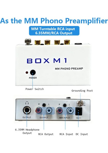 Box M1 Pikaplar Için Ön Amplifikatör Fono Amplifikatör Gramofon Pikap Amplifikatörü Ab Tak (Yurt Dışından) fırsatları
