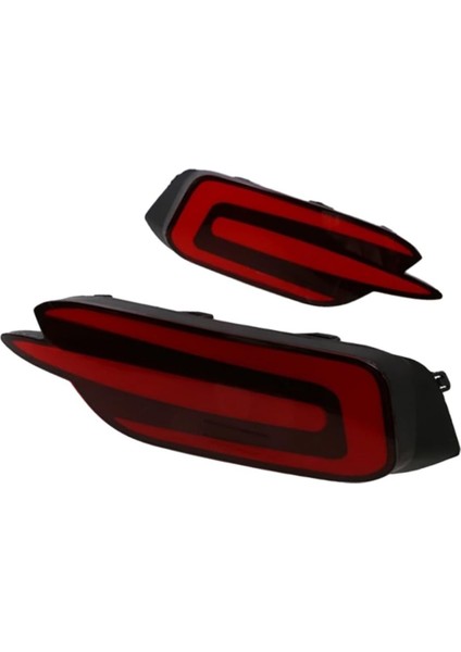 Honda Civic 2016-2020 Için LED Arka Tampon Reflektör Işık Kuyruk Lambası Fren Lambası Aksesuarları (Yurt Dışından)