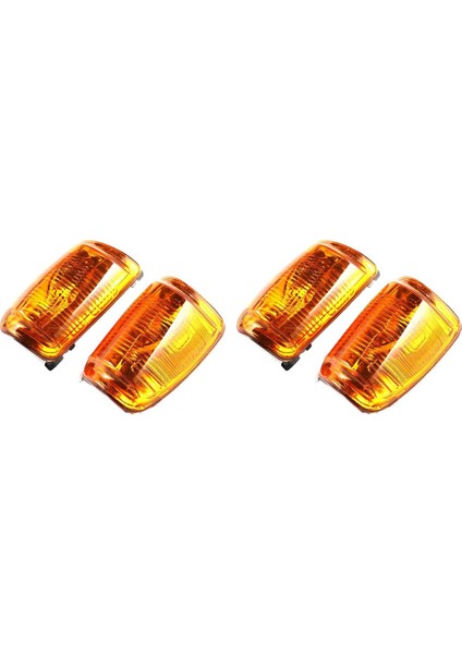 2 Çift Yan Kanat Ayna Dönüş Sinyal Işığı Lensi Konut Gösterge Lambası Kapağı 2015-UP Ford Transıt 150 250 350HD (Yurt Dışından)