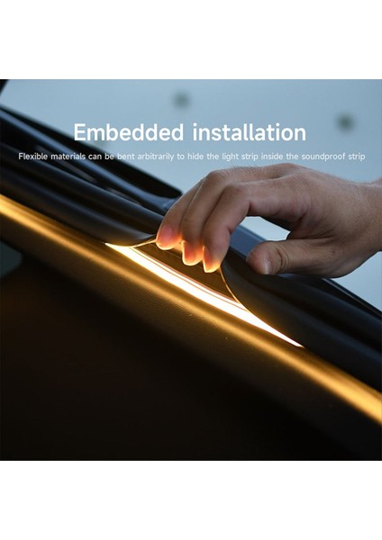 Tesla Model 3 Için Highland Bagaj LED Silikon Şerit Işık Esnek Kauçuk Lambalar Araç Iç Işık Sıcak Beyaz (Yurt Dışından) modelleri