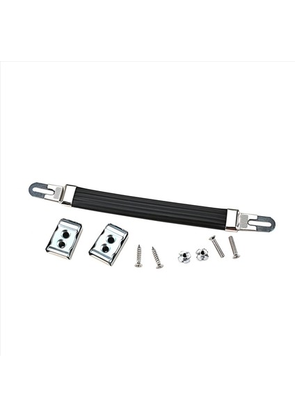 2x Gitar Tüp Amplifikatör Dolap Kulpu Gümüş Kaplama Uç Kapakları ile Hoparlör Kabini Amp Askı Kolu (Yurt Dışından) modelleri