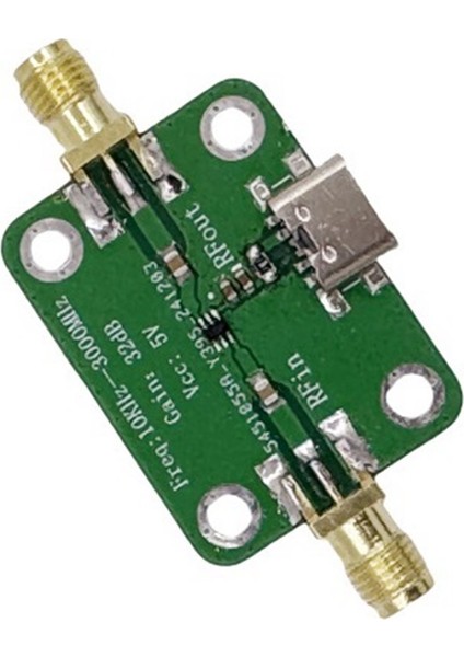 10KHZ-3GHZ Düşük Gürültü Orta Güç Lna Rf Geniş Bant Amplifikatör Modülü Tip-C Arayüzü 32DB Kazanç (Yurt Dışından) indirimleri