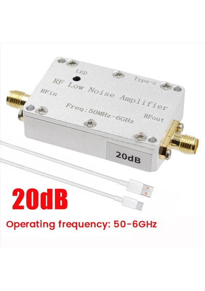 2x 50M-6GHZ 20DB Rf Düşük Gürültü Amplifikatörü Lna Sürücü Alıcı Sinyali Ham Radyo Fm Vhf Uhf Sdr Lna Amplifikatör (Yurt Dışından) modelleri