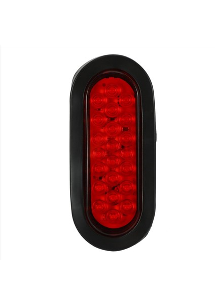 4 Adet 6 Inç Oval Kırmızı 22 LED Kamyon Arka Lambası Şeffaf Geri Vites Kuyruk Lambası Kamyon Römorku Için Uyarı Işığı (Yurt Dışından) indirimleri
