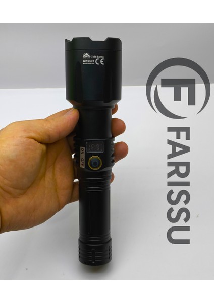 Gold Kama GK9597 90W Profesyonel Avcı Feneri - 2200M Menzil & Powerbank Çıkışlı indirimleri