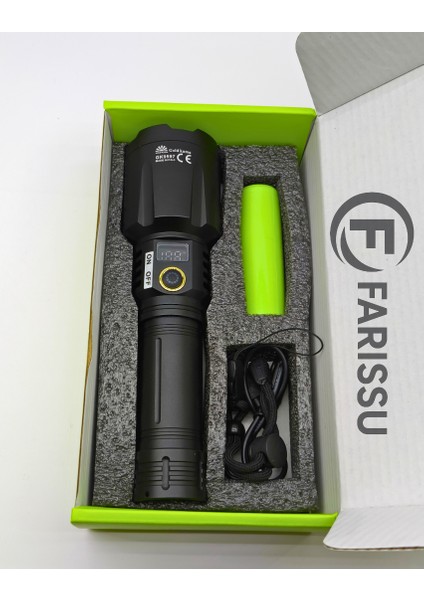 Gold Kama GK9597 90W Profesyonel Avcı Feneri - 2200M Menzil & Powerbank Çıkışlı