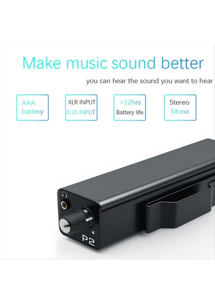 P2 Kulaklık Amp Yolla Hazır Stereo/mono Anında Anahtar, Davulcular ve Canlı Vokalistler Için Ultra Düşük Gürültü Devresi (Yurt Dışından) modelleri