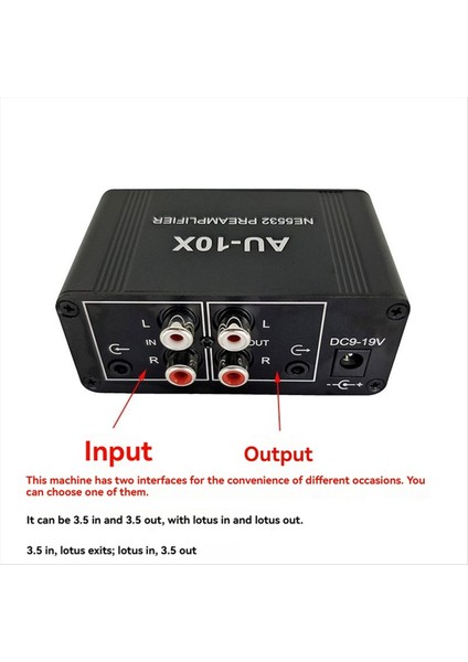 AU-10X NE5532 Ses Sinyali Preamplifikatör Kulaklık Ön Amp Kurulu Kazanç 20DB 3 5 mm Ses Kontrolü Ton Abd Plug (Yurt Dışından) modelleri