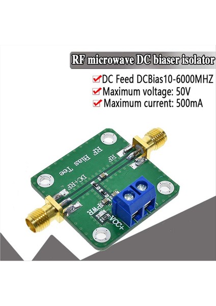 Önyargı Tee Geniş Bant 10-6000MHZ Rf Mikrodalga Dc Bıas Bıas Dc Blocker Ham Radyo Rtl Sdr Lna Düşük Gürültülü Jambon Radyo Amplifikatörü (Yurt Dışından) indirimleri