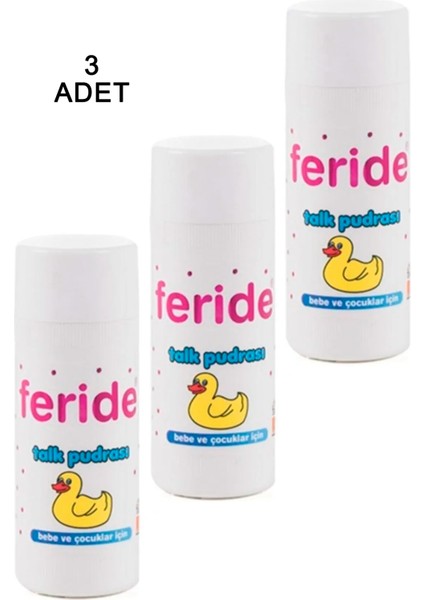 Feride Serpme Talk Pudrası 75 Gr. 3 Adet