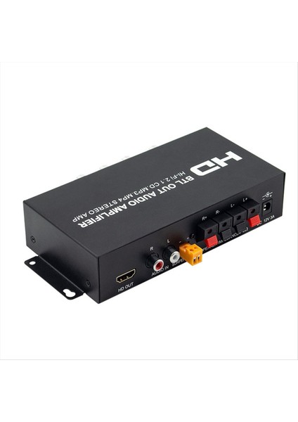 Hı-Fı 2 1ch Ses Amplifikatörü 160W+80W Bluetooth HDMI Uyumlu/rca/aux Bas/tiz Kontrolü Ev/araba/dış Mekan Ab Tak (Yurt Dışından)
