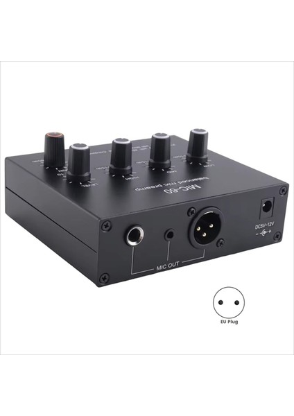 Mıc-60 3-Bantlı Ekolayzer Dengeli Mic Preamp Preamp Mikrofon Preamplatıcı Dc Kablosu ve 3,5 mm Kablolu Ab Fişi (Yurt Dışından) fiyatları
