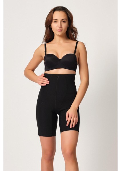 Siyah Mı Emay 2814 Double Yüksek Bel Boxer Lazer Korse