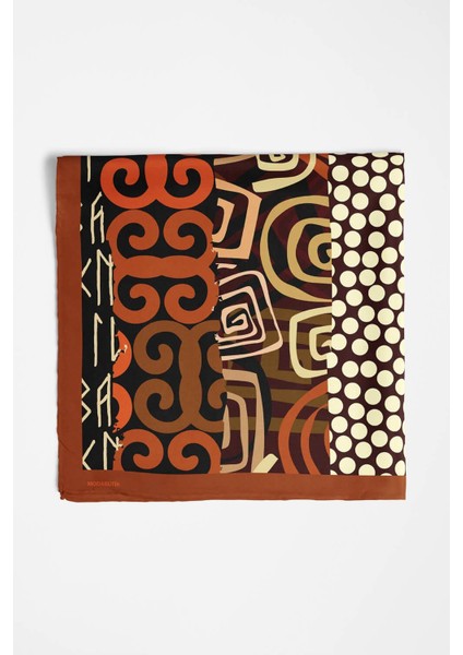 E96 Kadın Etnik Desenli Bandana 50X50 DG0253-22 modelleri