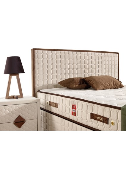 Sıesta Plus Set Çift Kişilik Yatak Seti 180 x 200 Başlık + Sandıklı Baza+ Ortopedik Yatak