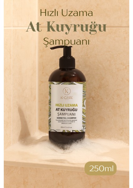 Hızlı Uzamaya Yardımcı At Kuyruğu Şampuan 250 ml