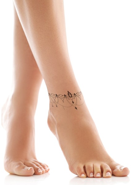 Halhal Geçici Tattoo -10, Bilek Tattoo, Ayak Tattoo, Geçici Dövme fiyatları