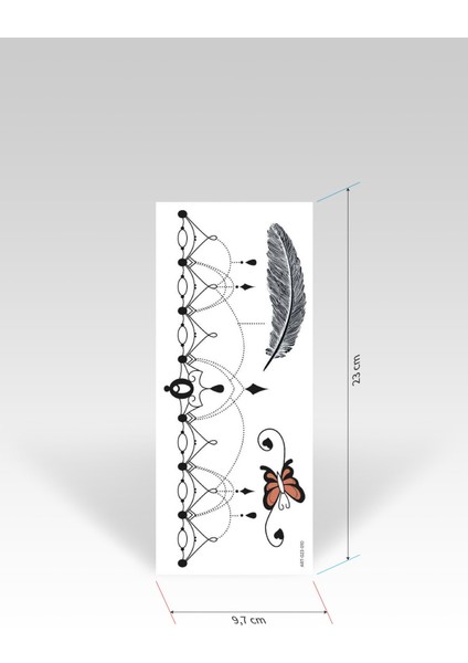 Halhal Geçici Tattoo -10, Bilek Tattoo, Ayak Tattoo, Geçici Dövme fırsatları