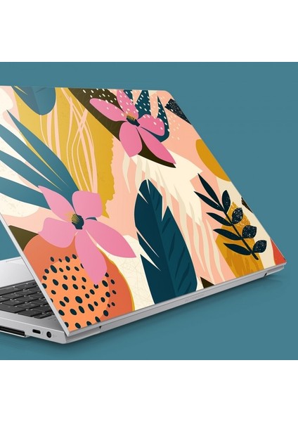 Artikel Yaseminli Tropikal Memphis Desen-2 Notebook Sticker